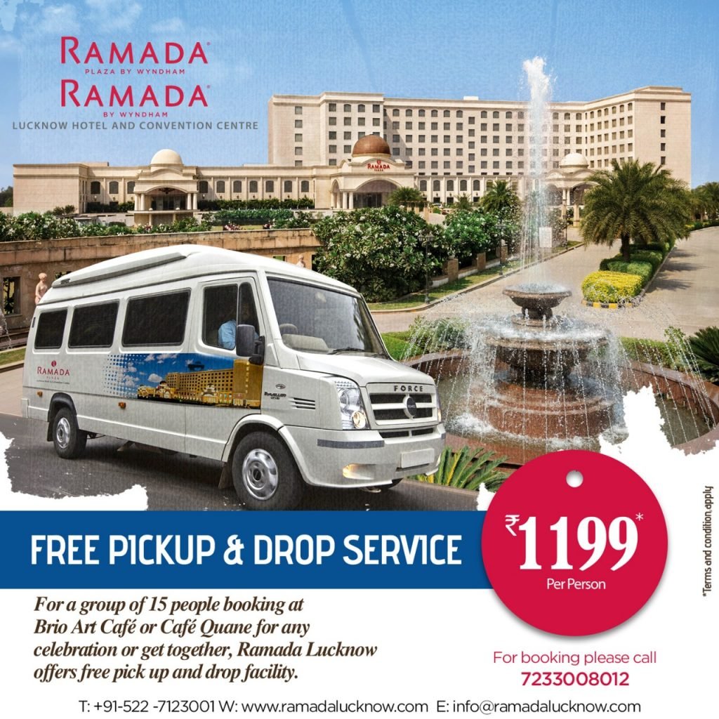 Group Dining Offer in Lucknow| Now get picked-up & dropped off in the city limits