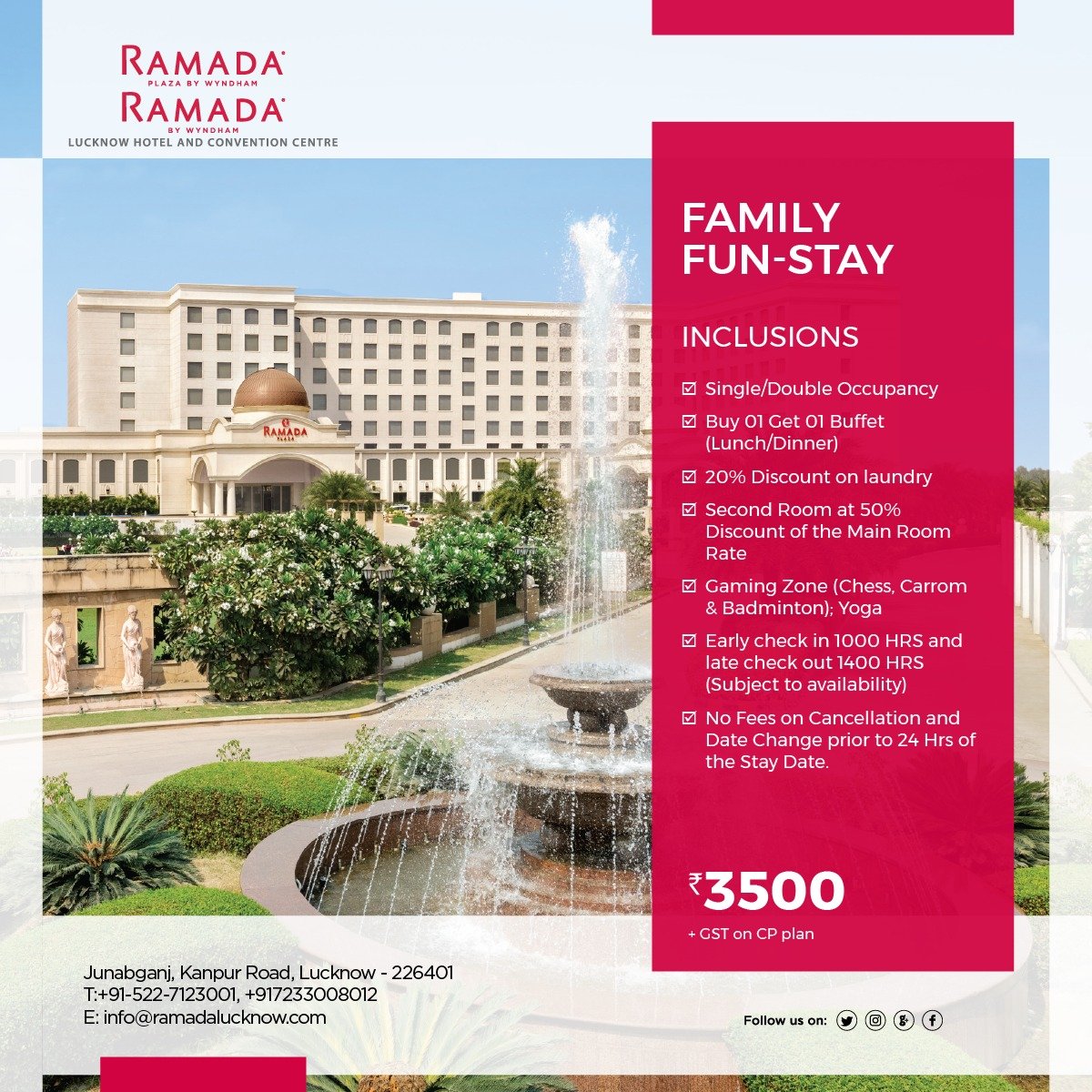 CLOSED| A Family Fun Vacation Offer in Lucknow