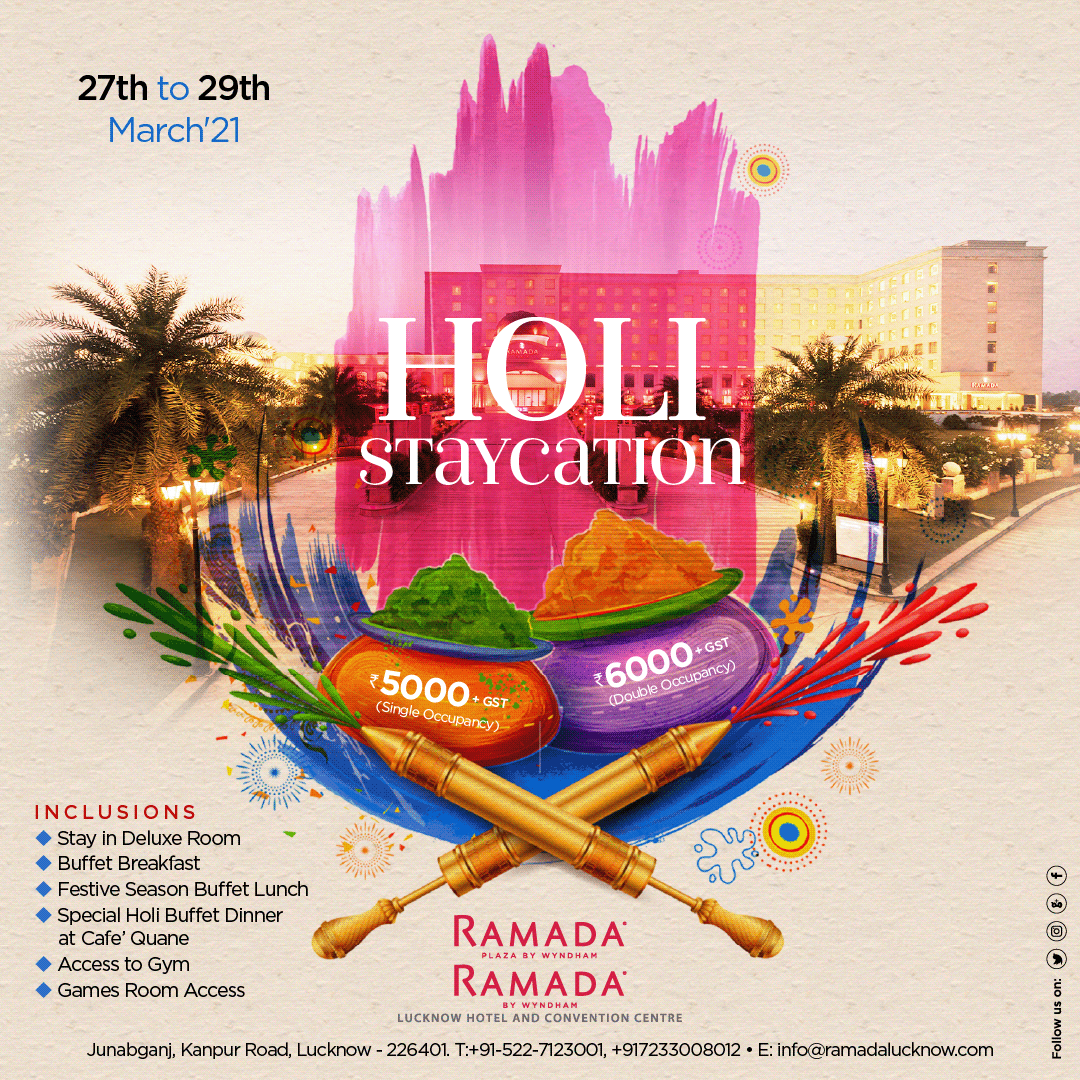 CLOSED| Holi Stay Package in Lucknow