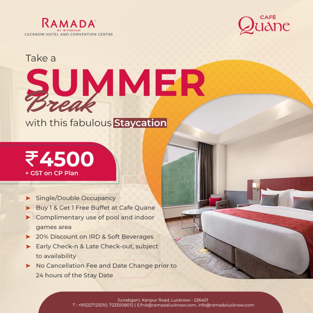 Best Summer Staycation offer in Lucknow