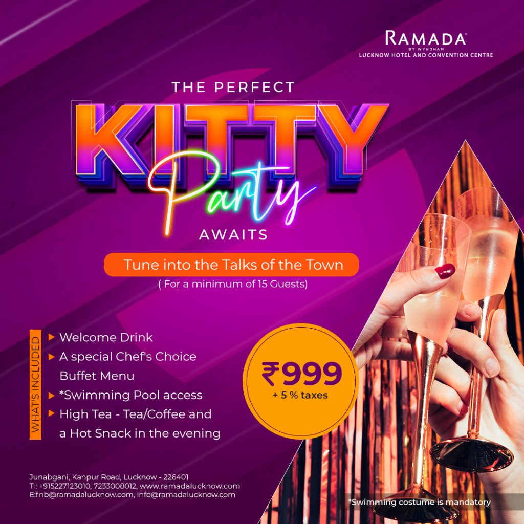 The best Kitty Party venue in Lucknow with a lot of exciting inclusions