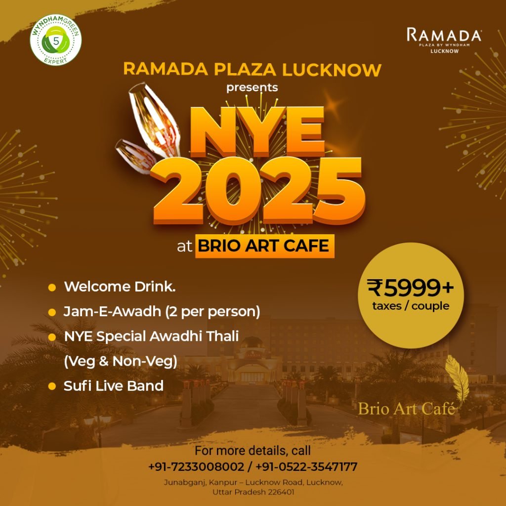 Brio art Cafe NYE 2025 Lucknow Dinner Party Venue