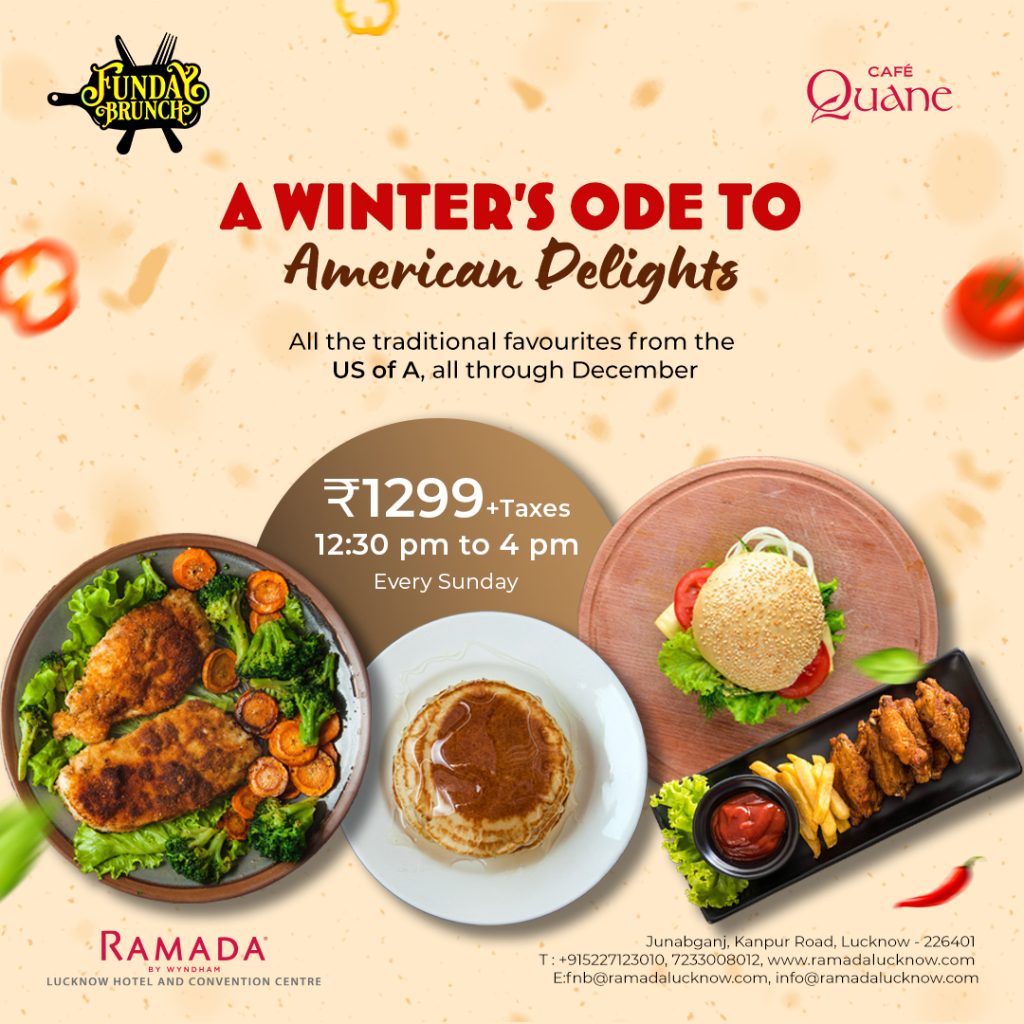 American Cuisine at the Sunday Brunch  December 2024