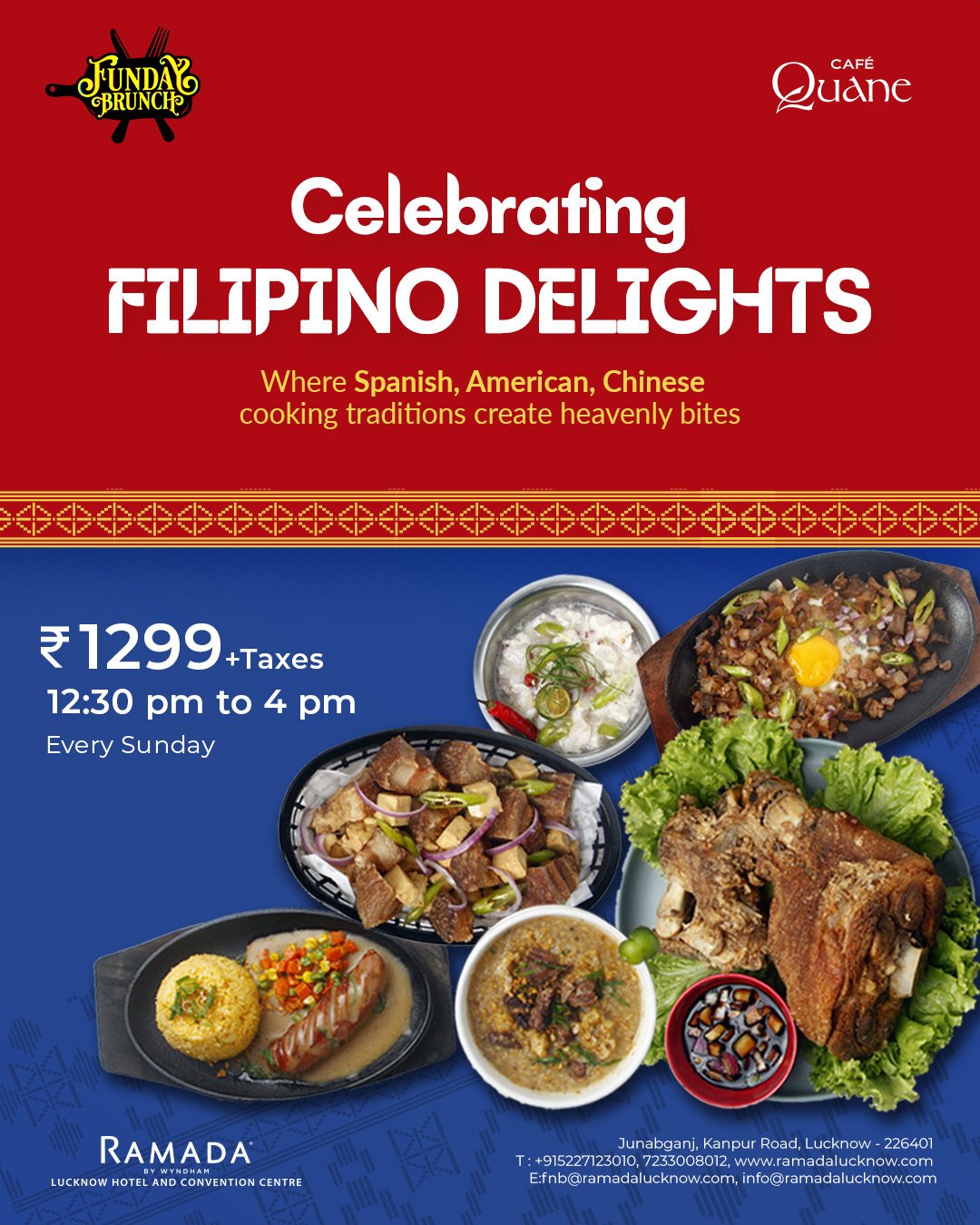 Filipino Flavors at the most popular Sunday Brunch in February