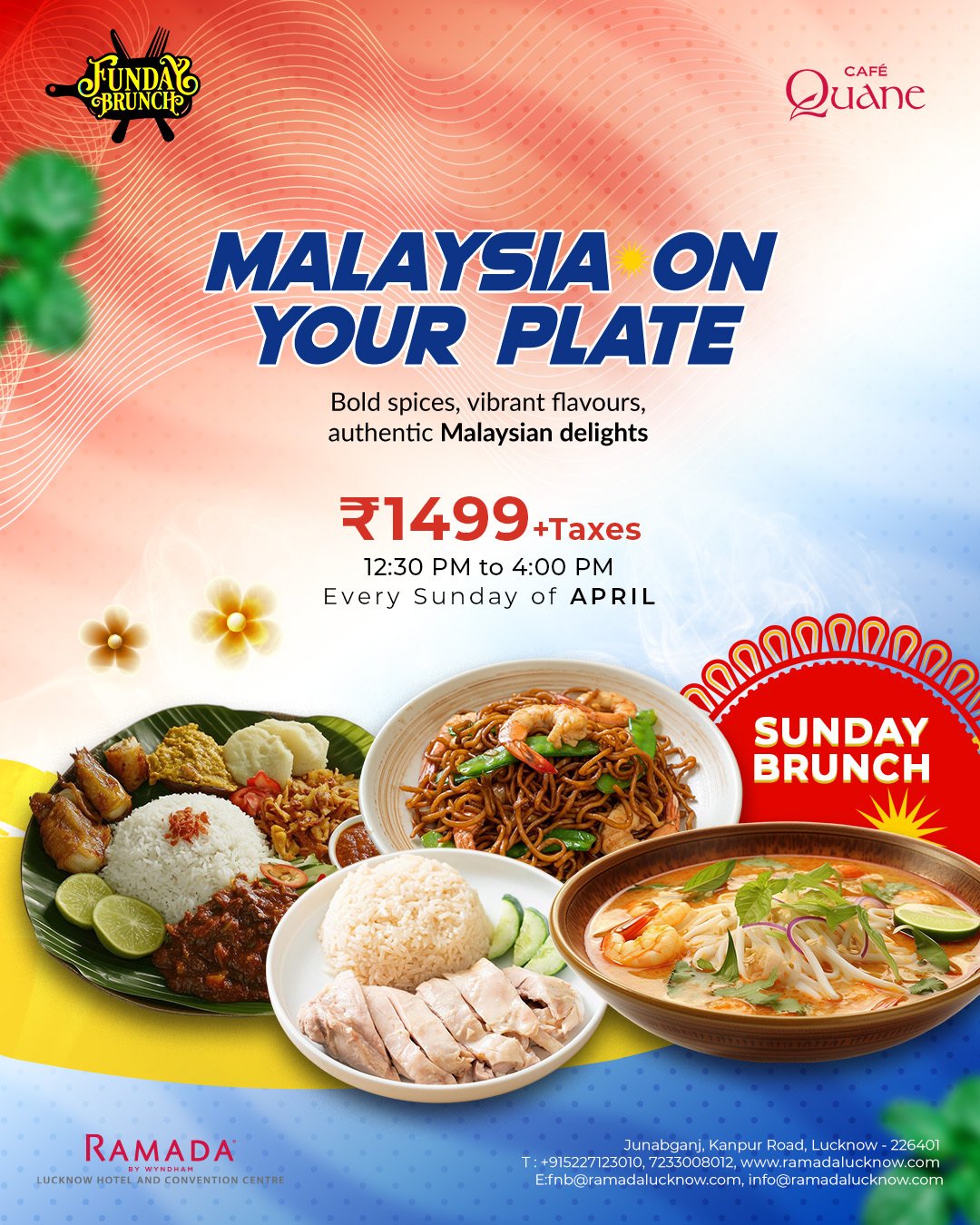 Celebrating Malaysian cuisine this April at the Sunday Brunch