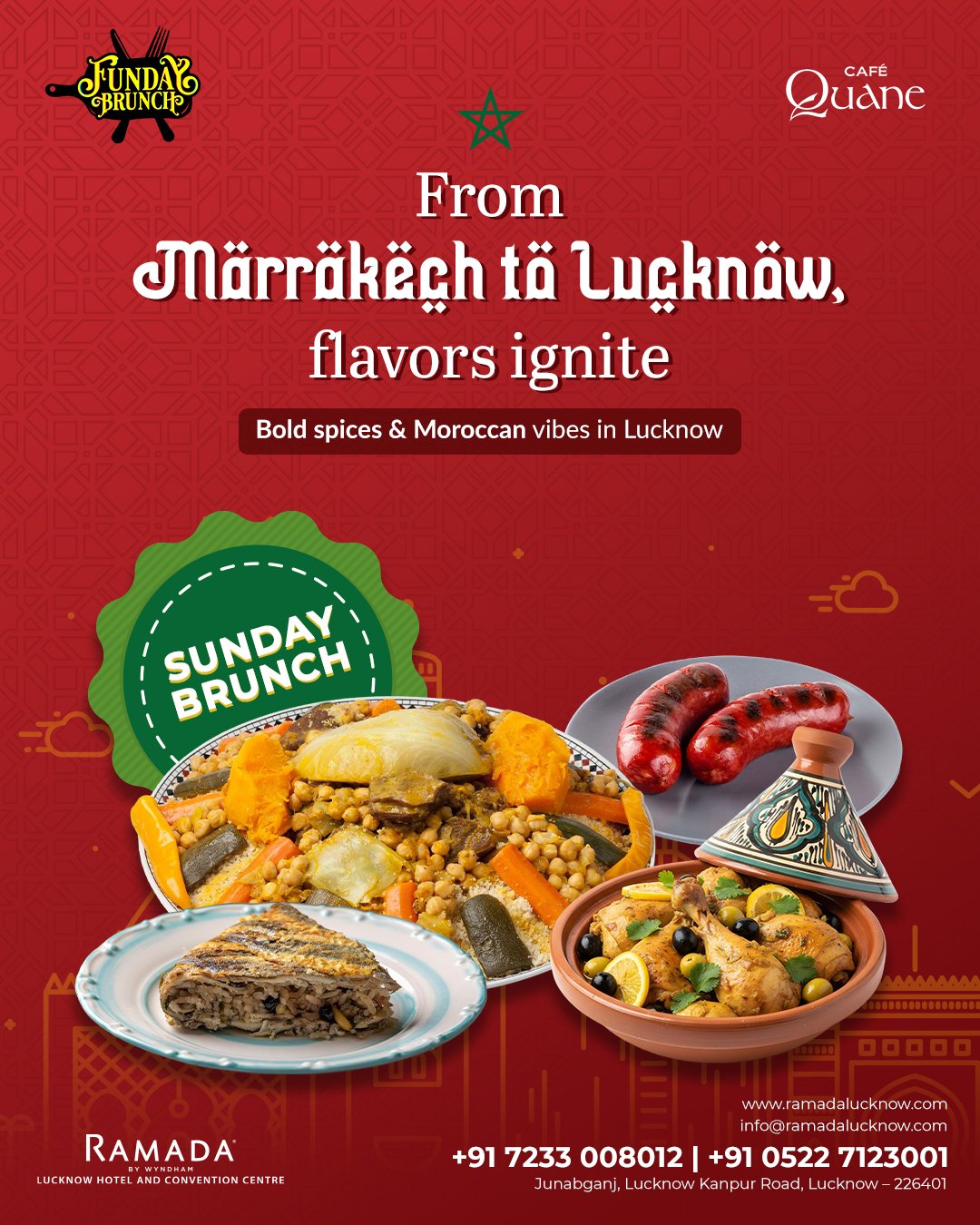 Moroccan food festival sunday brunch in Lucknow May 2026