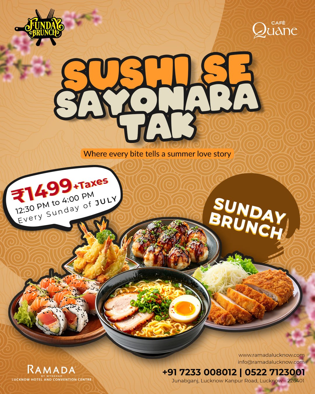 Discover Japanese Cuisine, every Sunday this July