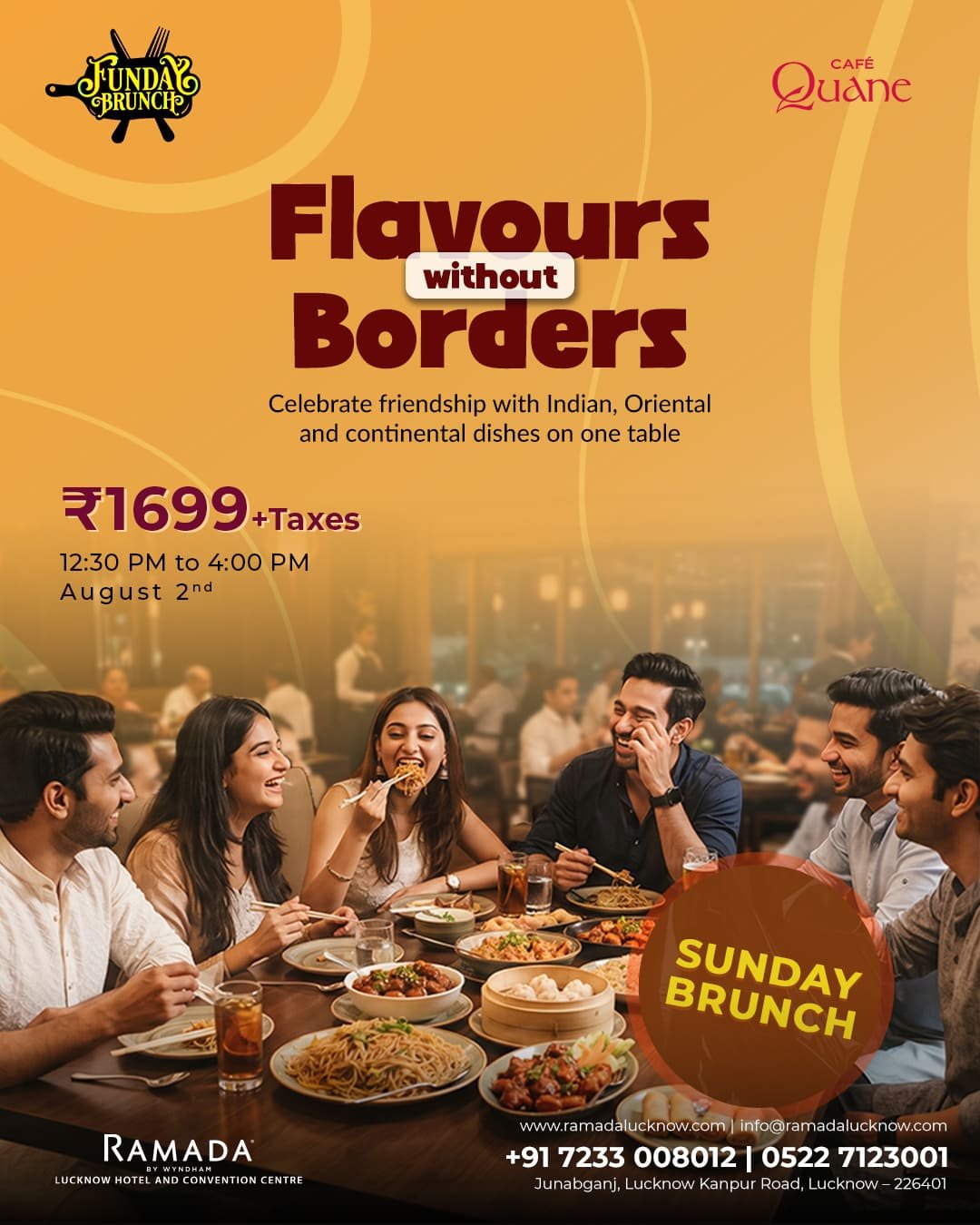 The Sunday Brunch on Friendship Day in Lucknow