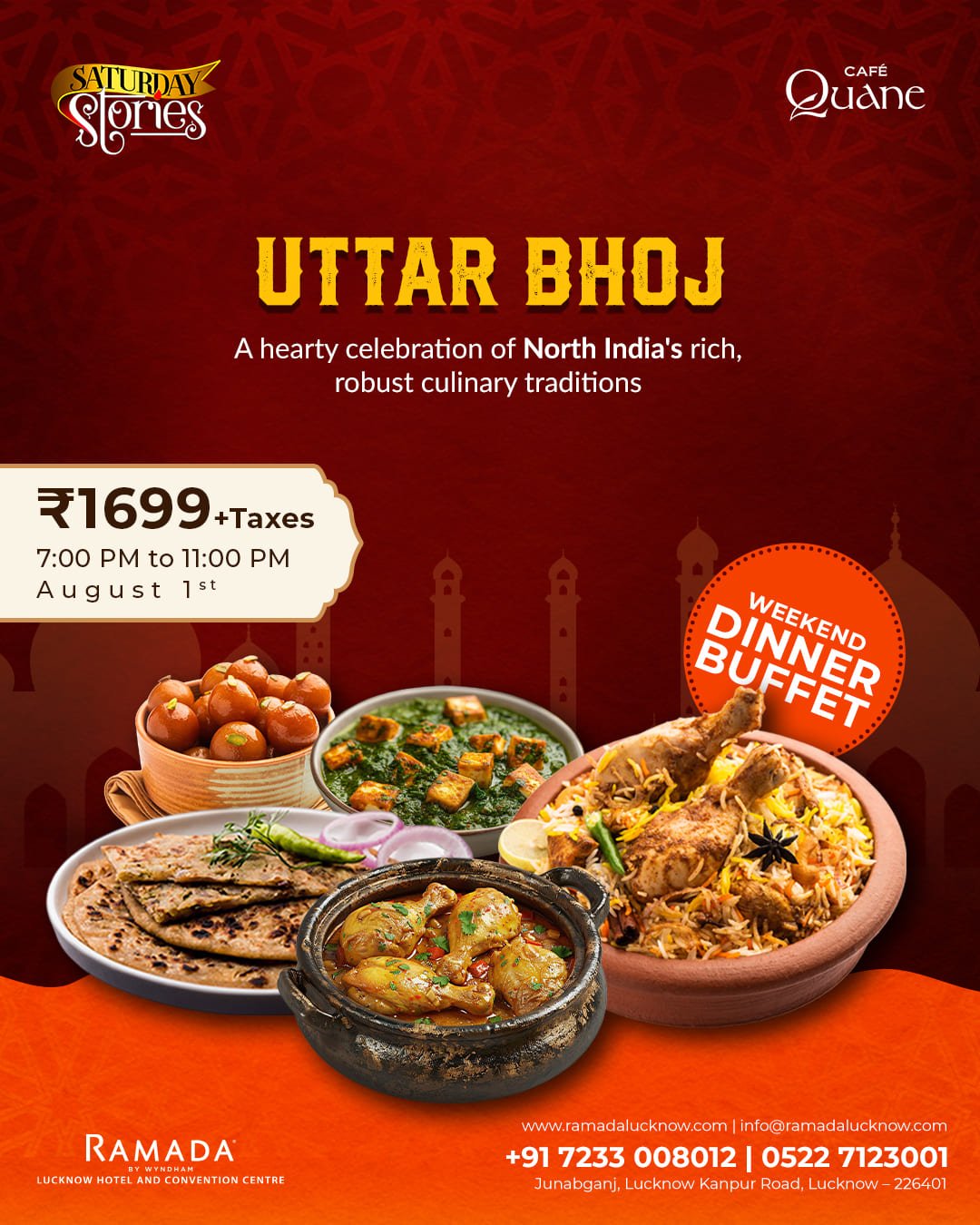 Weekend Dining Offer this August feat. Awadhi Nawab Cuisine